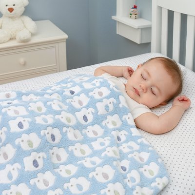 Couverture bebe | Petit éléphant - Rêves des tout - petits