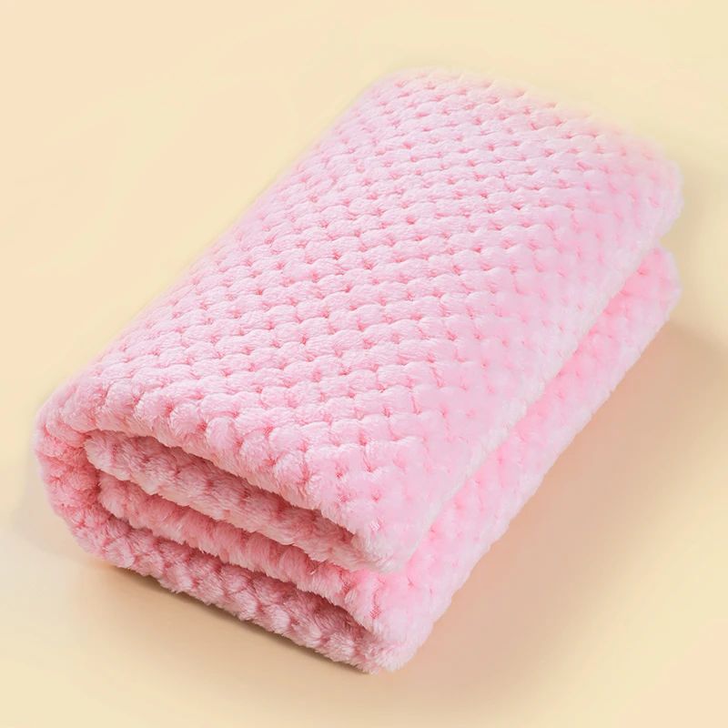 couverture sieste de luxe rose