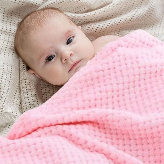 bébé avec couverture bébé sieste de luxe