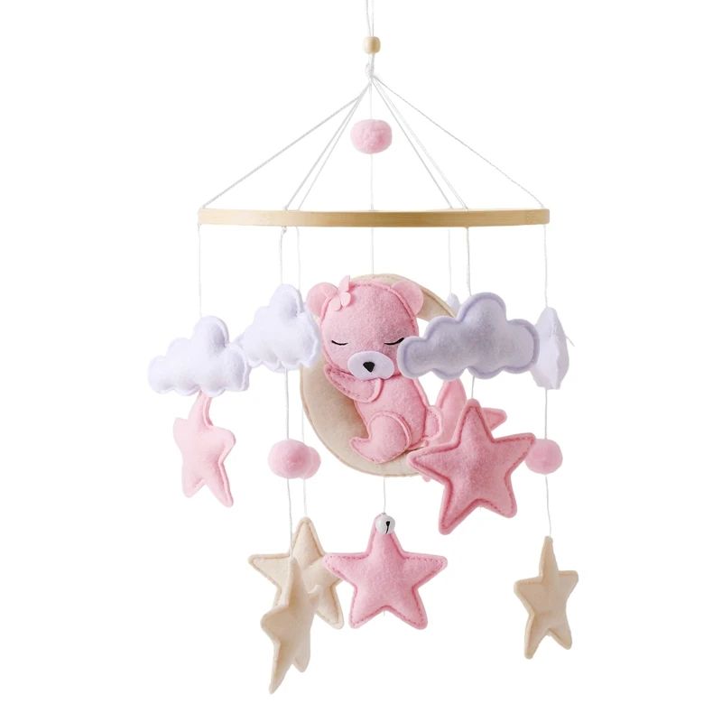 Mobile bébé - Les rêves d’Ourson - rose - Rêves des tout - petits