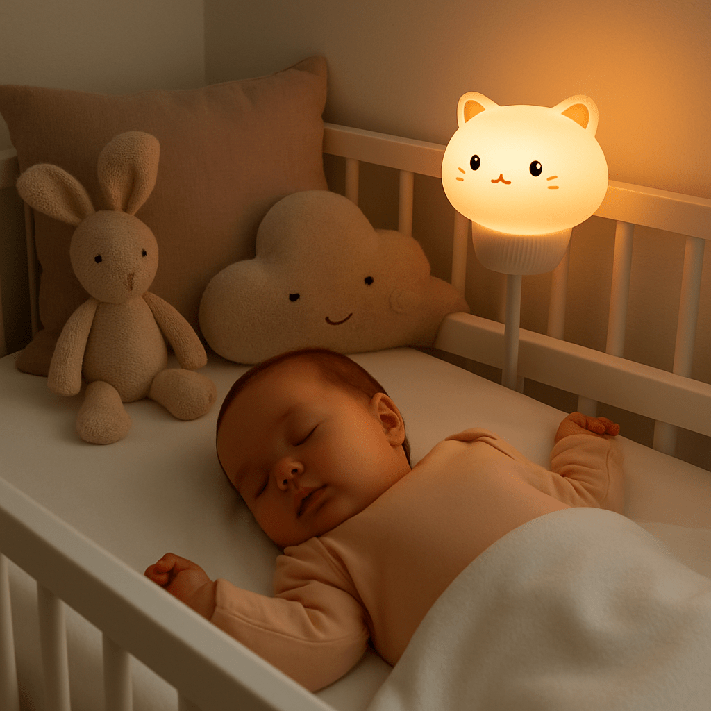 Veilleuse bébé - SweetDream - bébé dors paisiblement