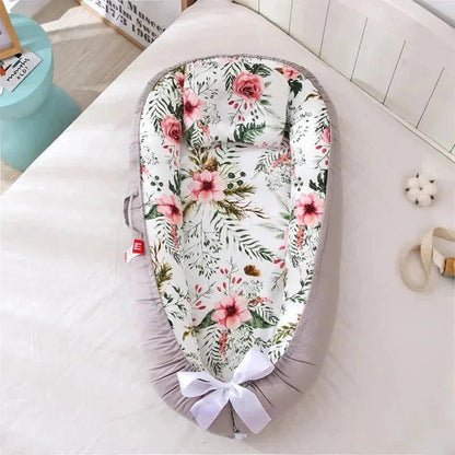 Berceau Bébé - NidPortableBébé™ - Fleurs - Rêves des tout - petits