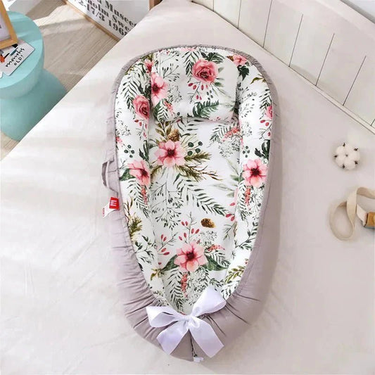 Berceau Bébé - NidPortableBébé™ - Fleurs - Rêves des tout - petits