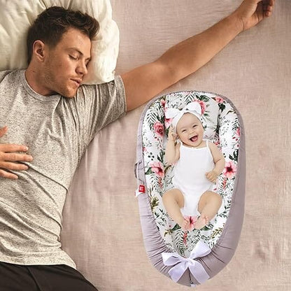 Berceau Bébé - NidPortableBébé™ - Fleurs - Rêves des tout - petits