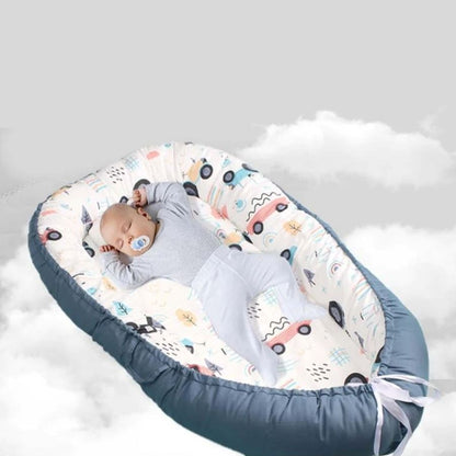 Berceau Bébé - NidPortableBébé™ - Voiture Bleue - Rêves des tout - petits