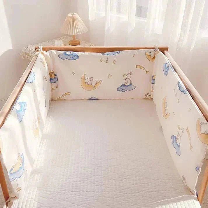 LINGE DE LIT BEBE - DouxSommeil™ - Bonne Nuit Lapin - Rêves des tout - petits