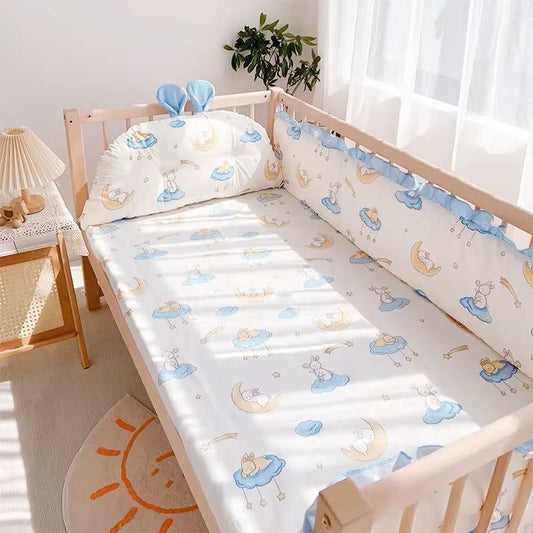 LINGE DE LIT BEBE - DouxSommeil™ - Bonne Nuit Lapin - Rêves des tout - petits