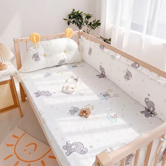LINGE DE LIT BEBE - DouxSommeil™ - Éléphants - Rêves des tout - petits